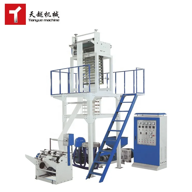 TIANYUE blown film extrusion extruder 100% compostable film blowing machine