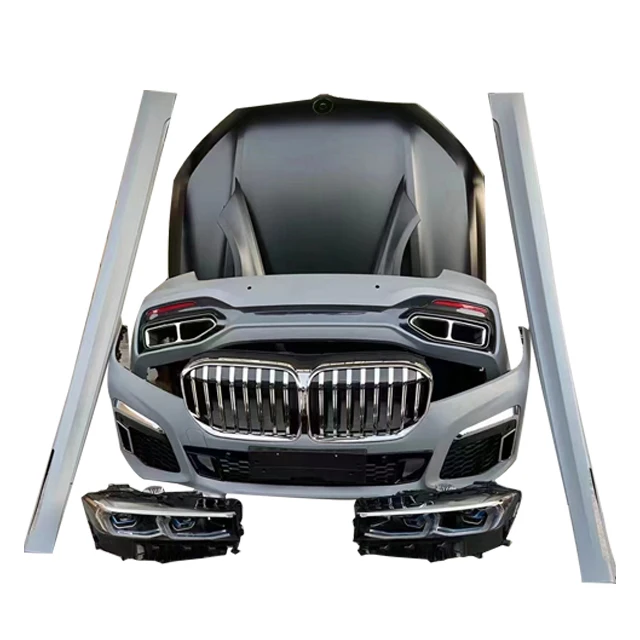 Modified Bodykit Front Rear Bumper Grille Exhaust F01F02 For BMW 7 series 2009-2014 730li 740li 750li Bumper