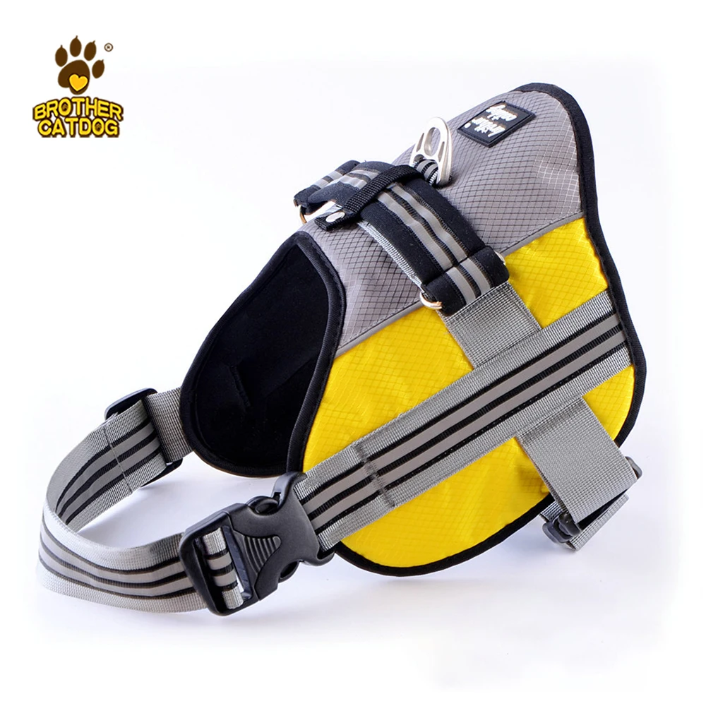 Nylon Reflective pet harness   Outdoor Hunting Tactical dog Harness  Custom dog protective harness Brother Cat Dog
