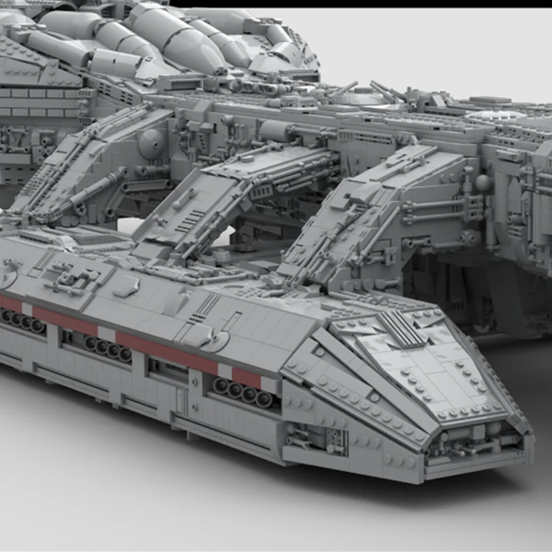 Bebricks MOC Space series M40001 Battlestar Galactica Super Scale Building bricks Interstellar warship toy bricks