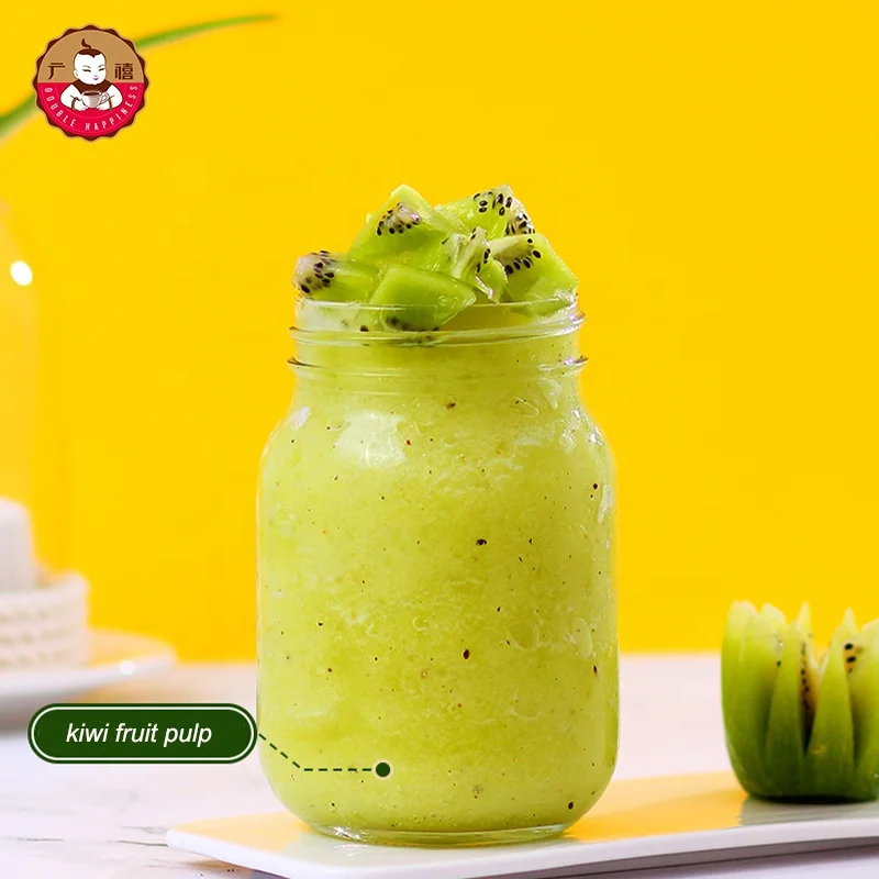 2 кг пузырьковый чай ингредиенты настоящие фрукты киви фруктовый джем с целлюлозой для магазинов и ликеров