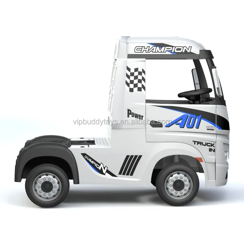 VIP BUDDY Licensed Mercedes Benz Actros Ride on Truck Car Electric Toys Scooter for Kids Cars