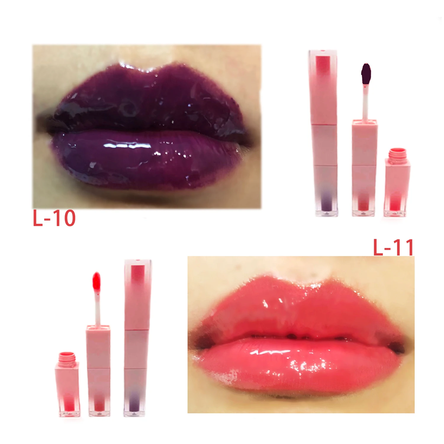 L04 новый фирменный блеск для губ с долговечным кристаллом и пустой блеск для губ на заказ 10 мл контейнер для блеска для губ