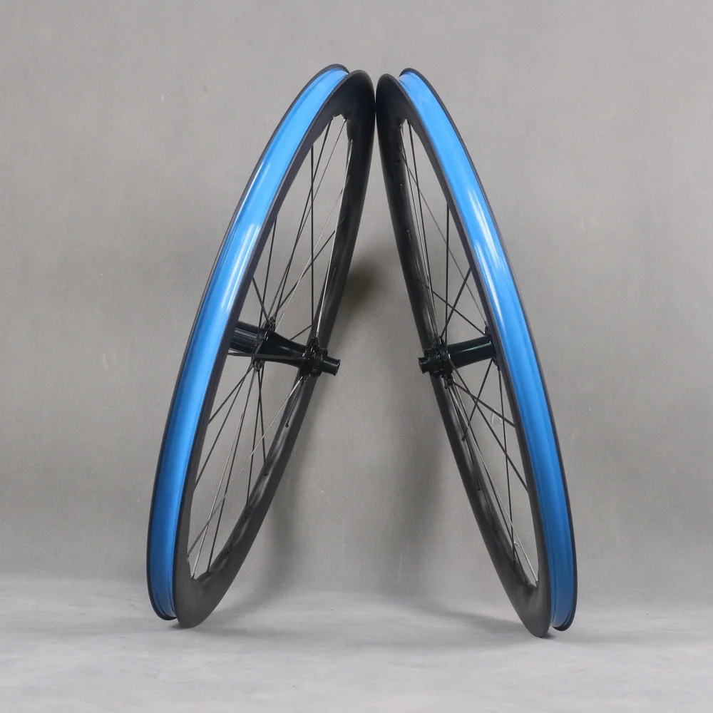 Road carbon spokes wheelset  Wave 50X28mm Carbon Wheelset Disc Brake Gravel Carbon Spoke 1337g Ratchet 54T Road Bike Wheels