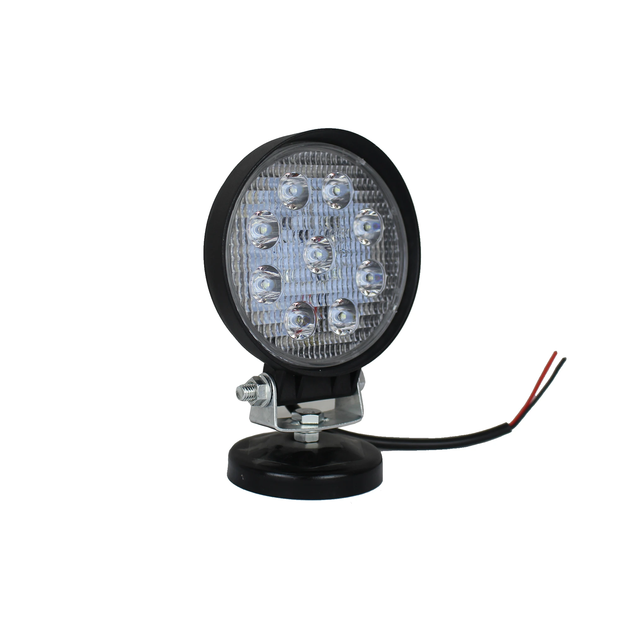 
4 inch 27w wholesale round led work light spot flood lamp for trucks working light 12V 24V cheap price work lamp waterproof 