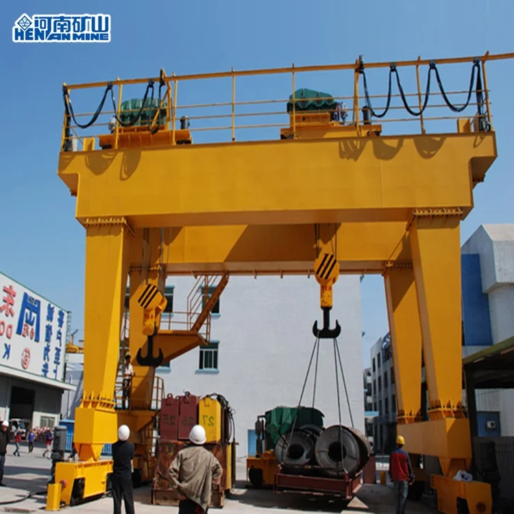 Top quality 30 ton 50 ton MG type remote control or cabin control double beam girder gantry crane