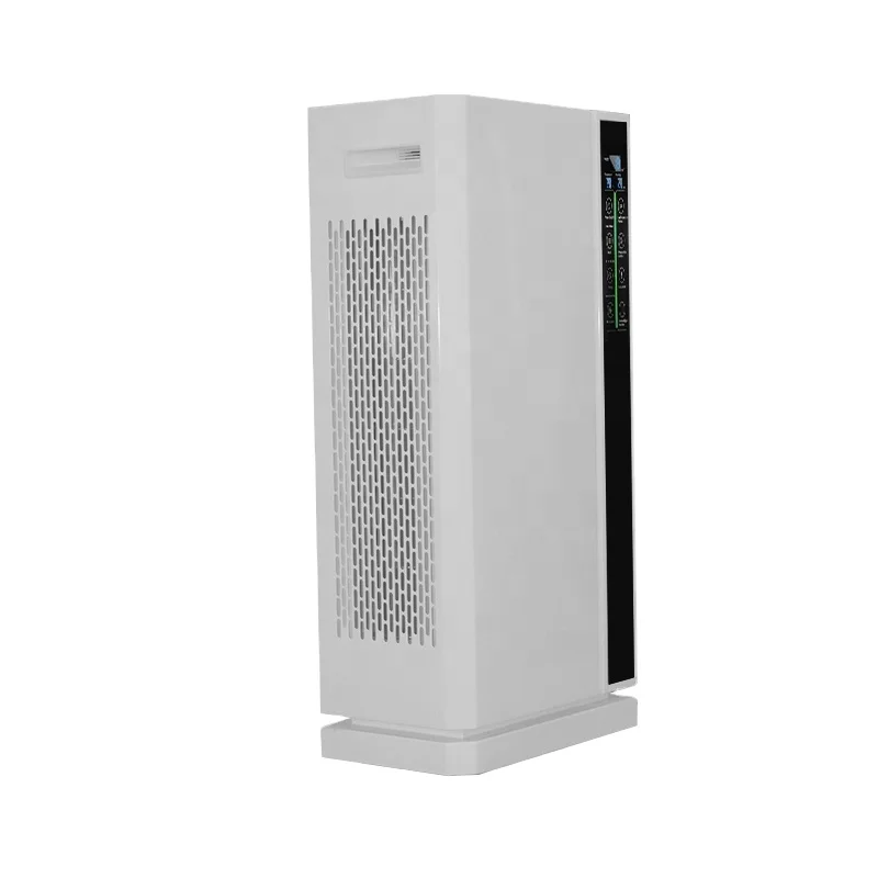 Выход DC-24V.2A моющийся фильтр дыма бытовой очиститель для рабочего стола, озонатор-ионизатор очиститель воздуха для дома и офиса