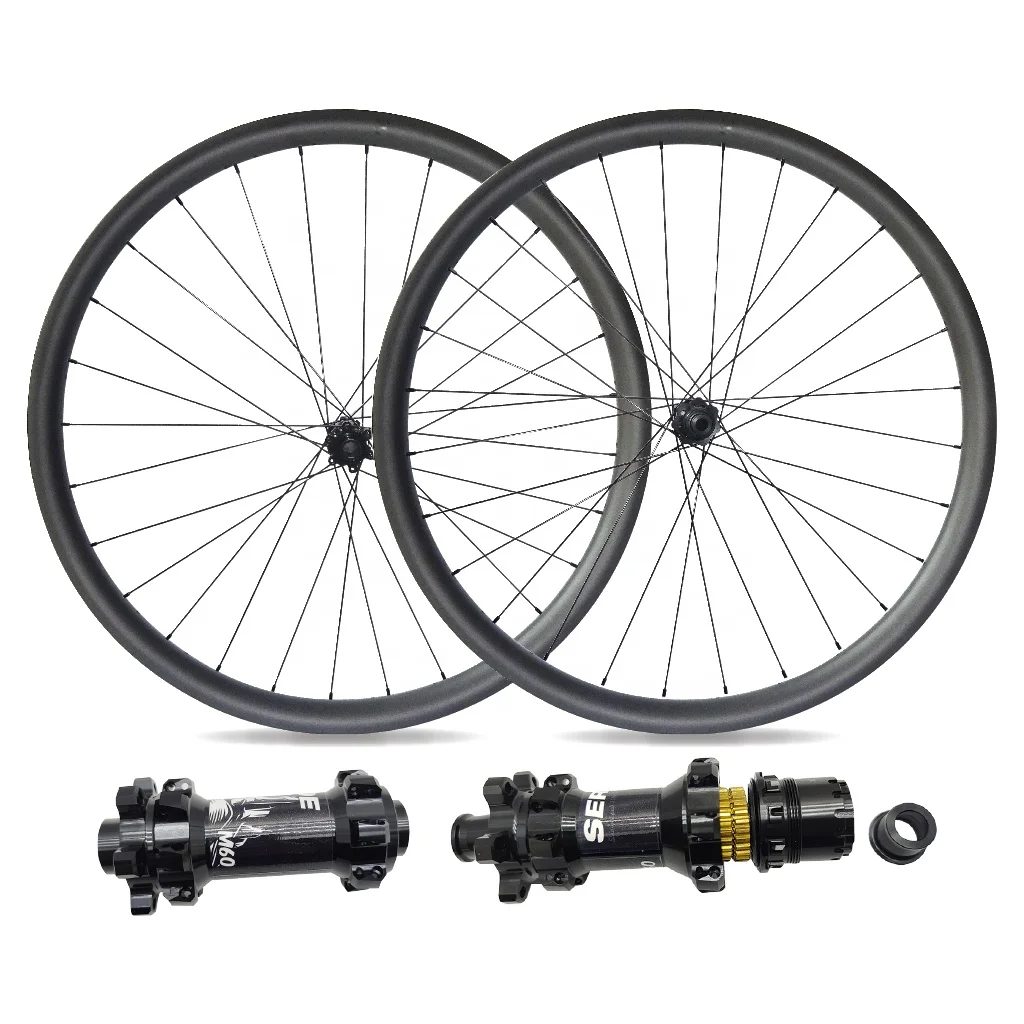 36mm 29er Carbon Mtb Bike Wheels Customs 30mm Depth Carbon 29er Enduro Rims With Ratchet System M60 Hub 36T