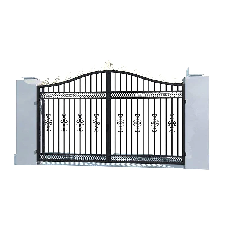 Chinese modern wrought iron decorative metal gates designs