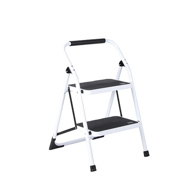 
Suitable steel 2 step movable folding ladder chair with handrail 