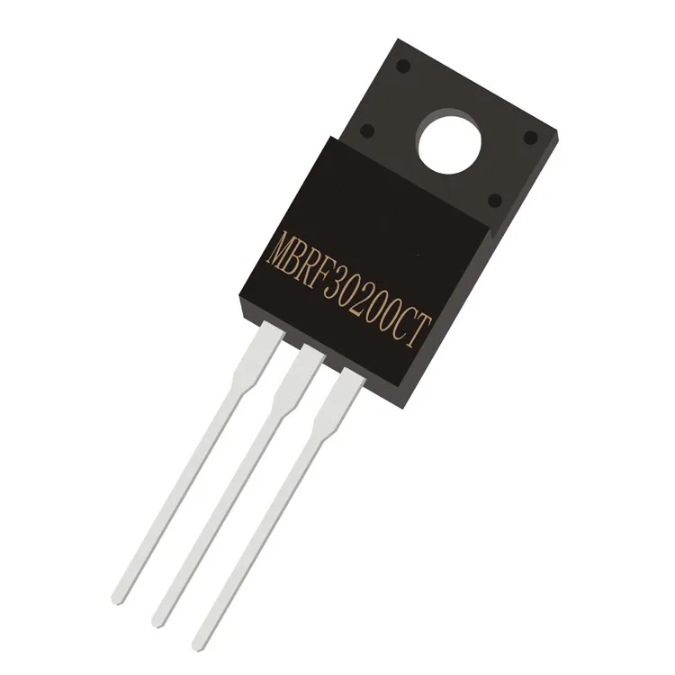 Source, manufacturer direct, Schottky diode MBRF30200CT TO-220F package, series high voltage, bridge, diode