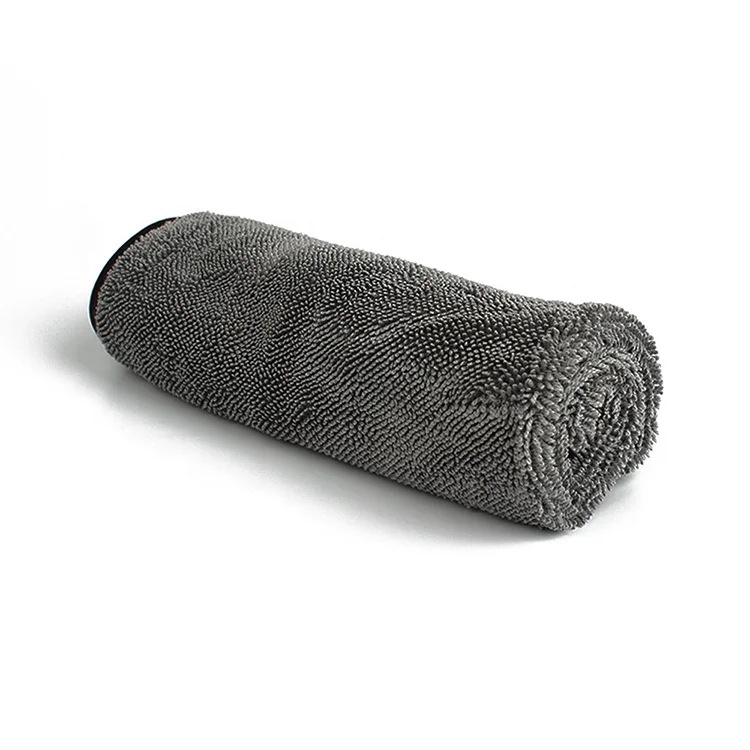 Twist Pile 600 GSM Microfiber Quick Drying Super Absorbent Towel / Scratch Free Car Care Cleaning Cloth / Lint-Free Wash Rag