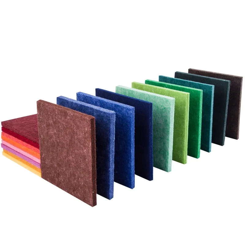 New material 20mm polyester fiber acoustic panels sheet in stock for March Promotion