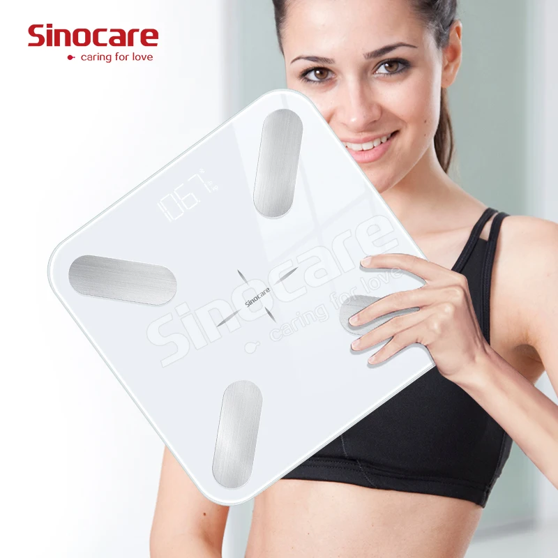 Europe Fast Shipping Wireless Human Weight Composition Digital App Bmi Measure Analyzer Smart Body Fat Scale