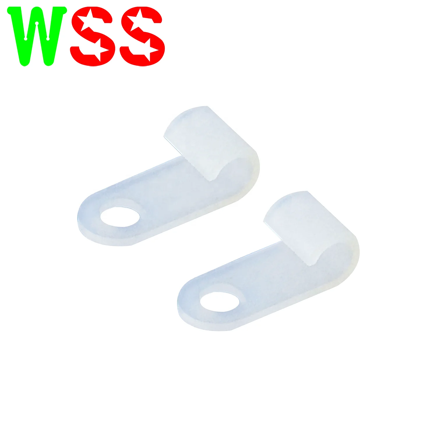 Weichimei Cable Clip Wire Clamp Nylon Screw Mounting Cord Fastener Clips for Wire Management