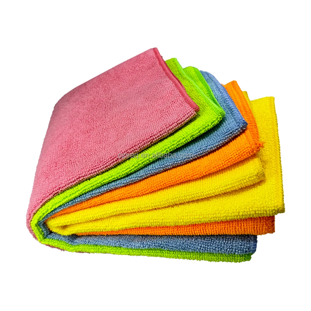 Dish Kitchen Cleaning Cloth Towels Absorbent Washingcloths Cup Clothes Bowl Wash Rags Towel Rag Cotton Microfiber Kitchen Items
