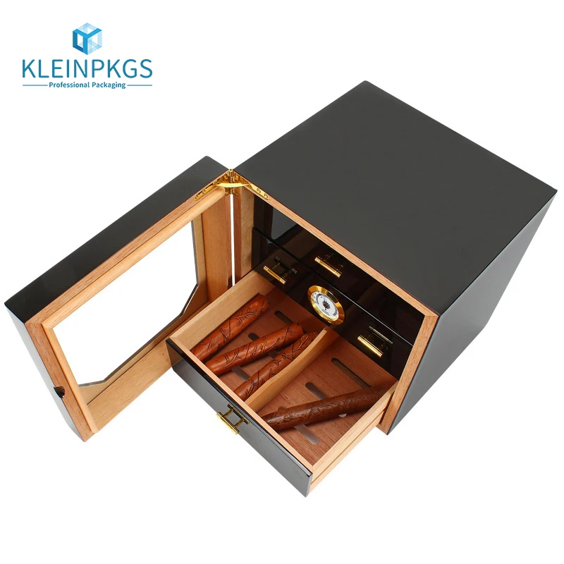 Large Cigar Box Cigar Box Lock Case Wood Cigar Box