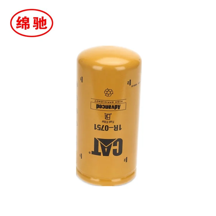 Wholesale original Construction machinery engine parts fuel filter 1R0751 for heavy machinery