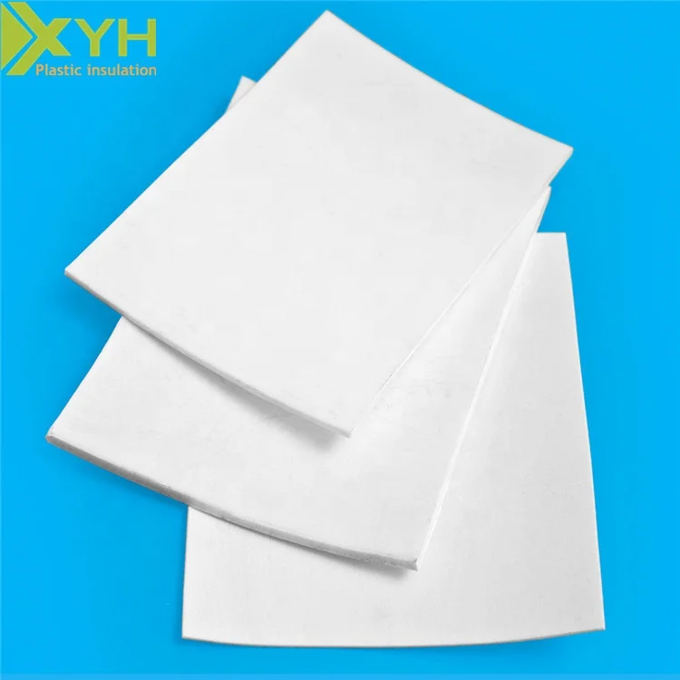 Glass Fiber Filled Virgin White PTFE Plastic Sheet/Rod
