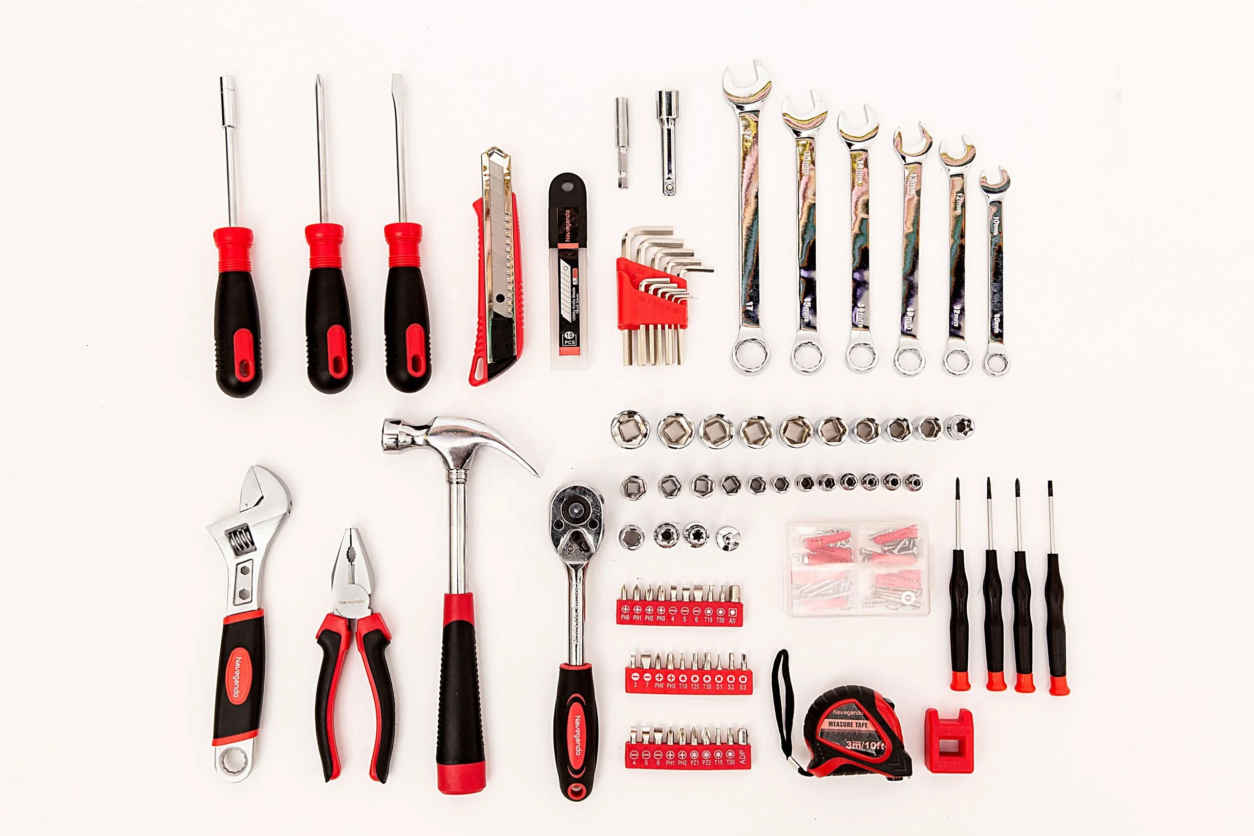 
159pcs spanner Hand Tool kit, hand kraft tool set 