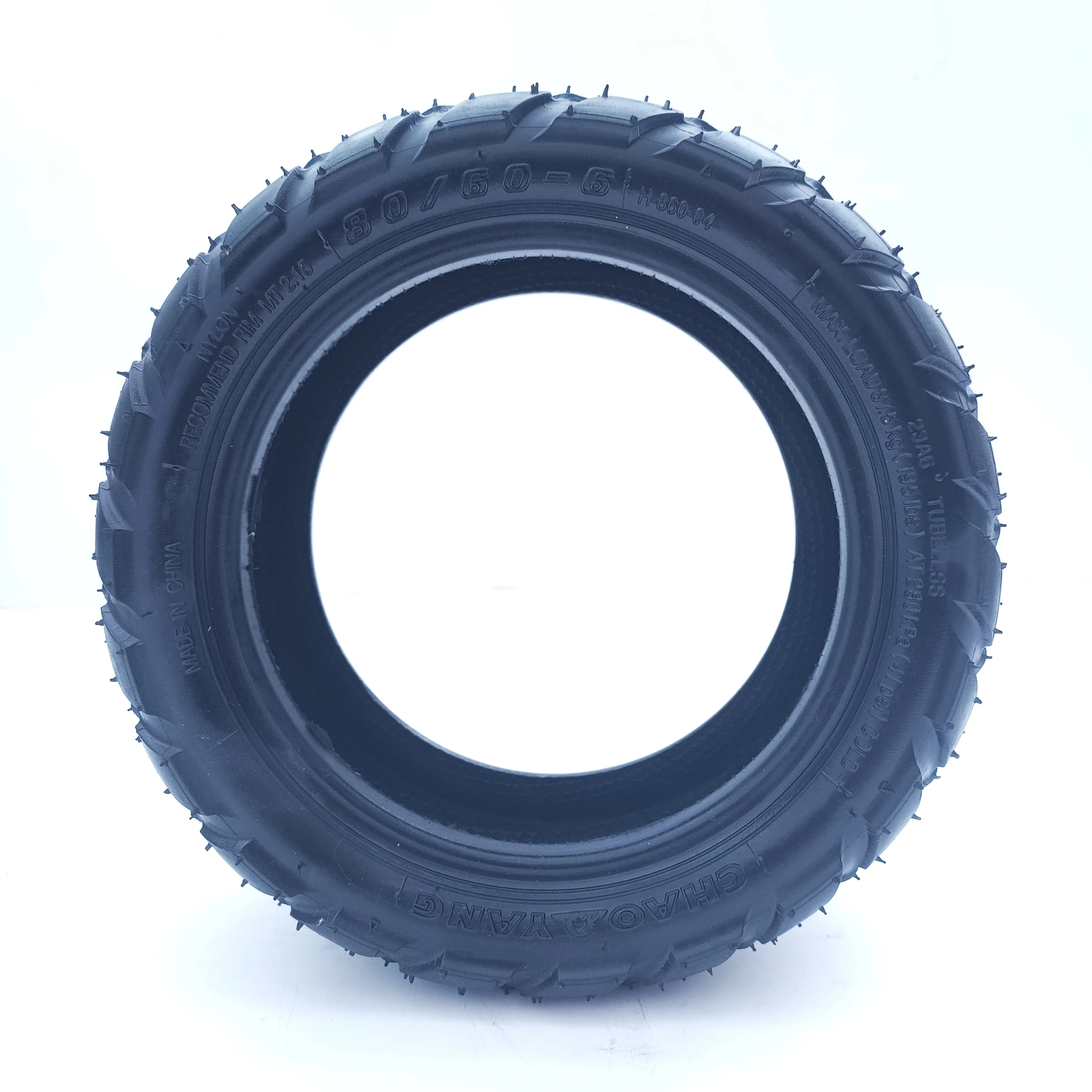 10 Inch Scooter Tyre CHAOYANG 80/60-6 Durable Thicker  E-Scooter Vacuum Tyres Electric Scooter Go karts Rubber Tire