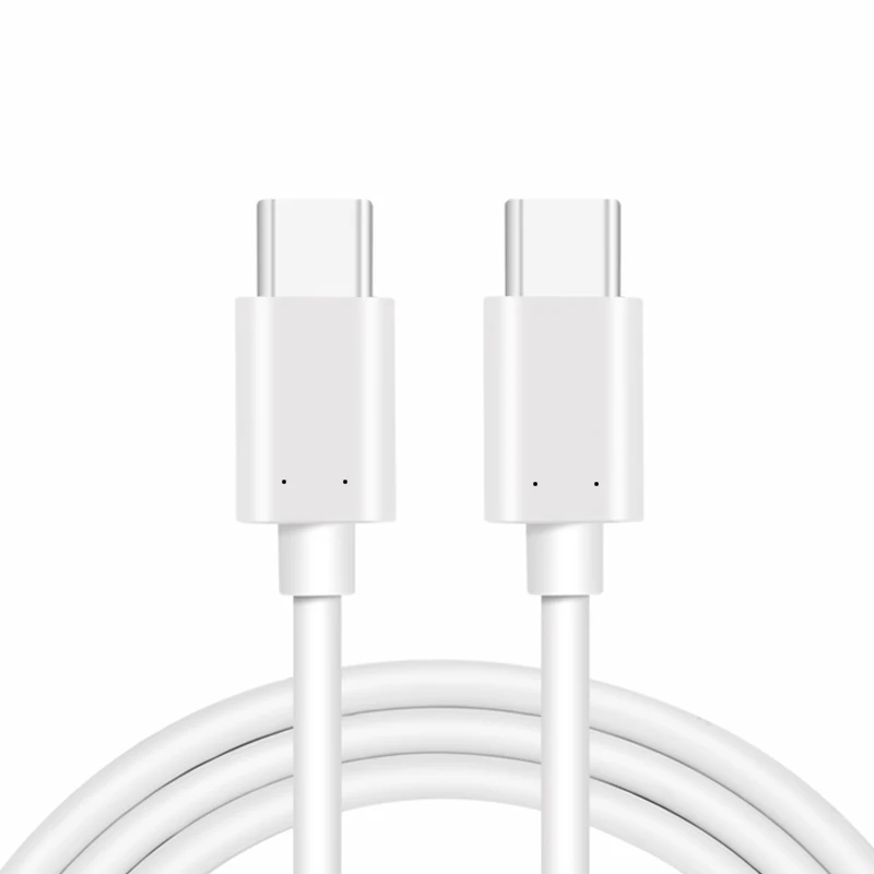 Hot Sale Accessories Black White 0.5M 1M 2M PD 65W fast charge type to type C heavy traffic cable For Mobile Phone