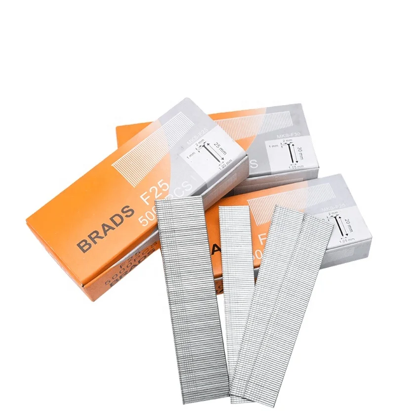XINYI Best selling F brad nails 18 gauge F20 carpentry staples wood furniture nailgun hog ring nailgun sofa staples