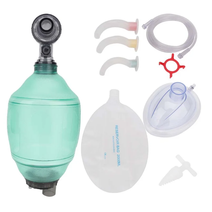 Medical mask manual oxygen rescuscitator/mask manual respirator factory for sale
