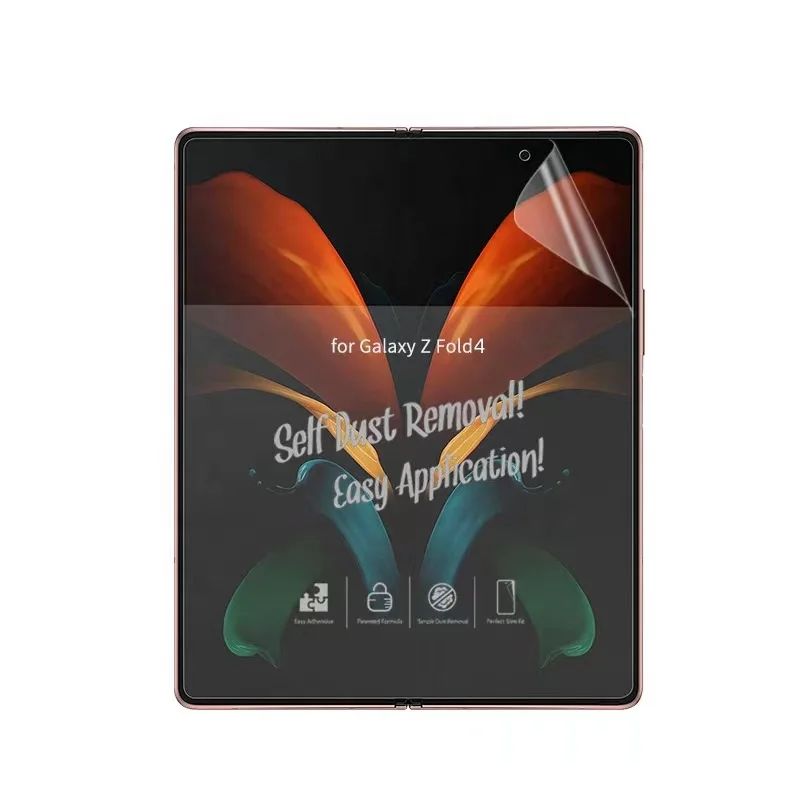 Алмазная невидимая небьющаяся Гидрогелевая пленка из ТПУ для Samsung Galaxy z Fold 4, мягкая нано-Жидкая Защитная пленка для экрана Samsung Flip 4