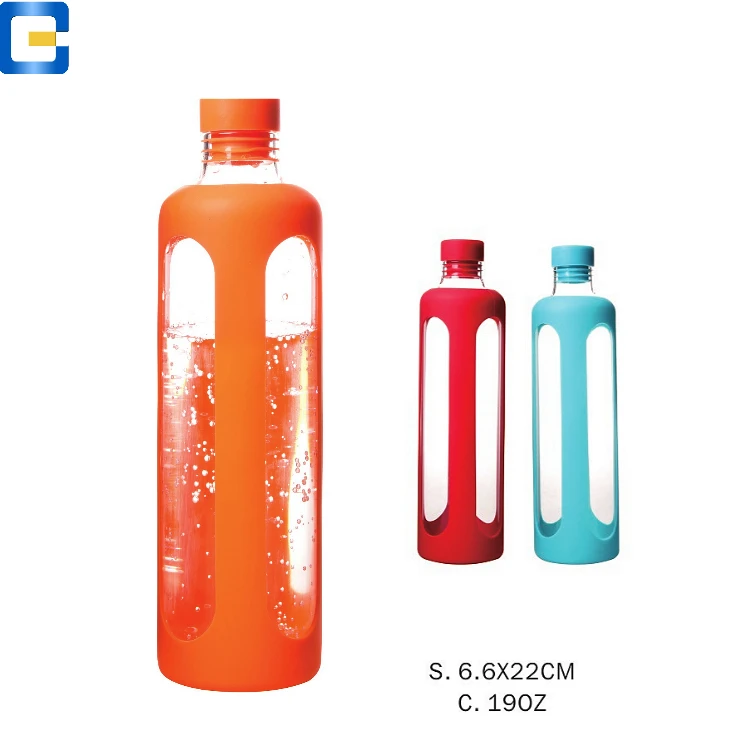 Customize silicone bottle sleeve bpa free soft silicone rubber sleeve for cup