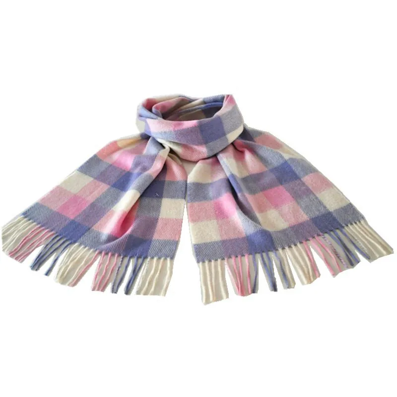 Дизайнерские шарфы с Фениксом синего цвета 50% кашемир шерсть Классический Клетчатый хиджаб в клетку шарф для женщин стильные аксессуары