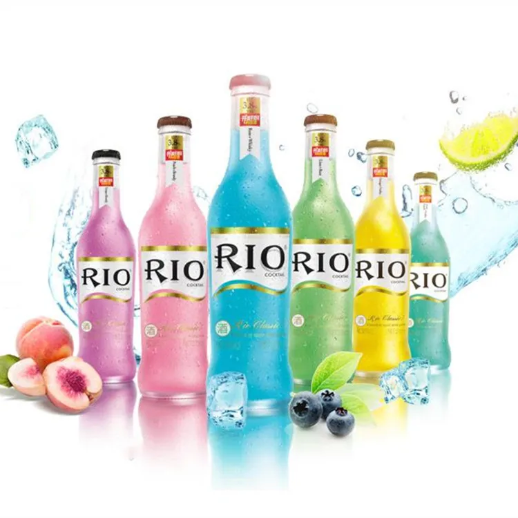 Rio fruit flavor grape brandy glass bottled vodka cocktail drinks