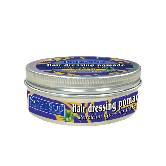 OEM Professional Strong Hold Hair Styling Pomade Water&oil-Based Hair Gel Wax for Long Lasting Strong Hold for Curly Hair Unisex