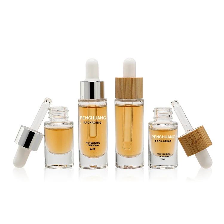 Tester Mini package 5ml 10ml dropper bottle liquid container mini oil pack to easy carry with pipette wooden plastic