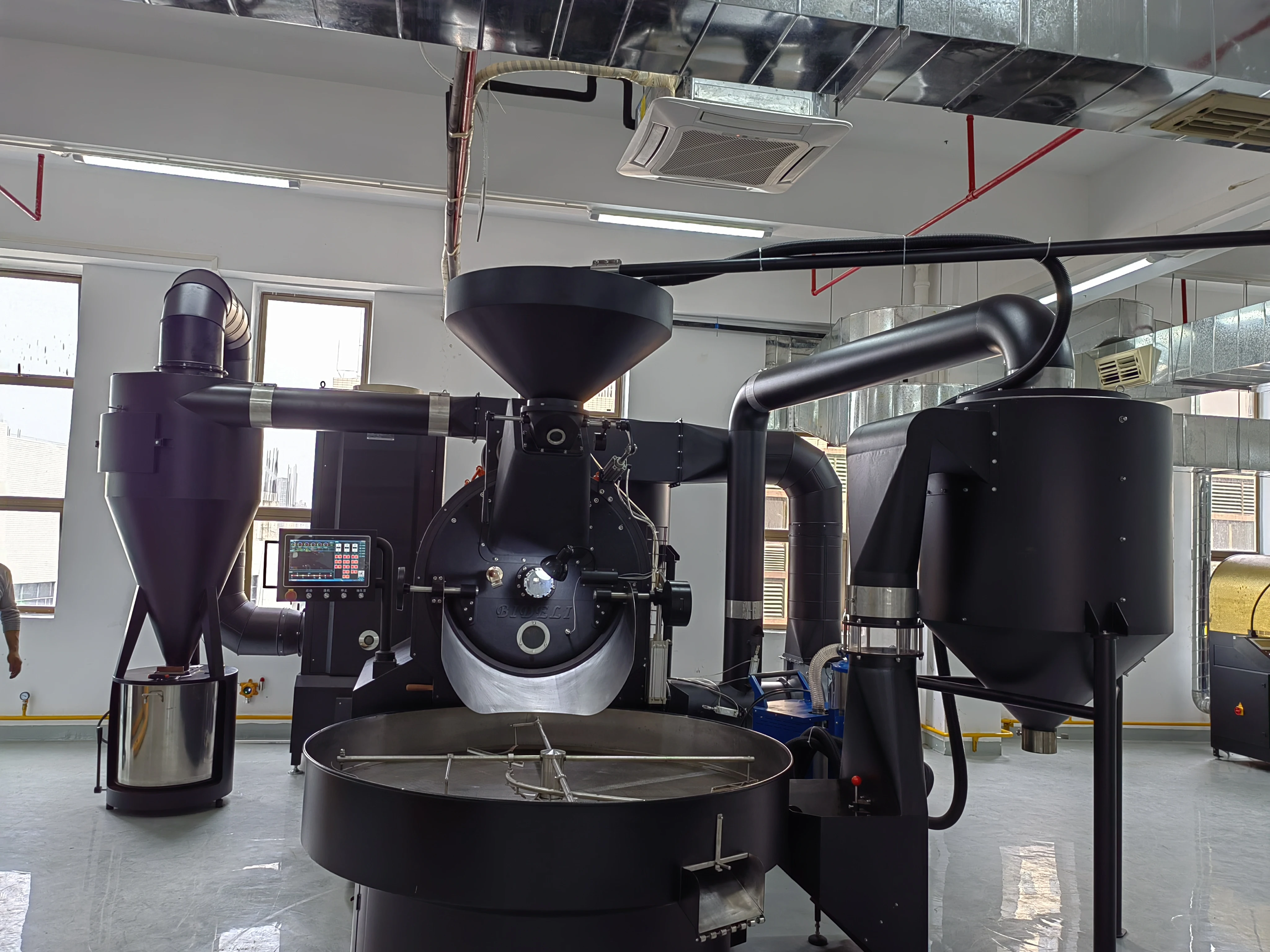 Ethiopian Coffee Roasting Machines 60kg, Peanut Roasting Coffee Roaster Machine full automatic coffee roaster
