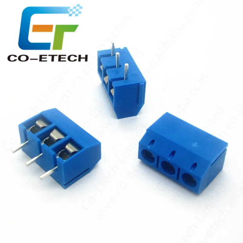 5,08 мм печатной платы Клеммная колодка Разъем KF301 Американская классификация проводов 2р 3 штыря гнезда штепсельной вилки