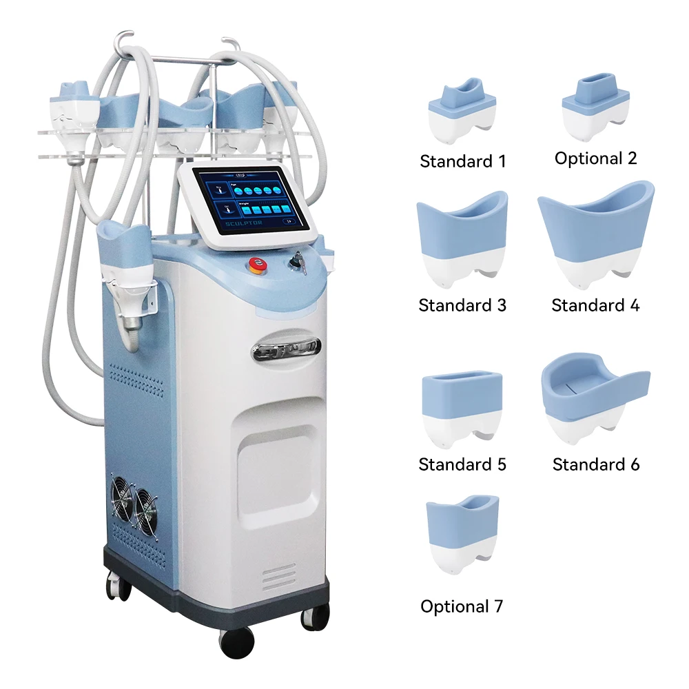 S9Professional cryo machine 6 handles Cryolipolysis cryo lose weight 360 degree fat freezing cryolipolysis body slimming machine