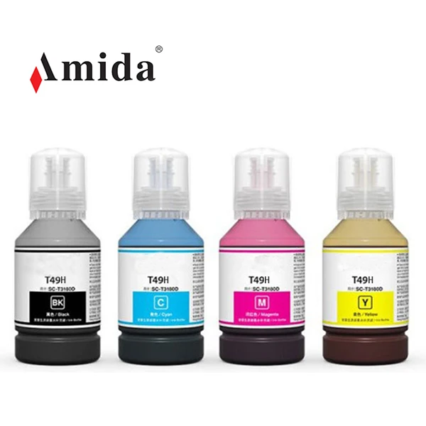 Amida Inks Compatible for Epson SureColor T3170 Wide Format Printers T49H Pigment Dye Ink