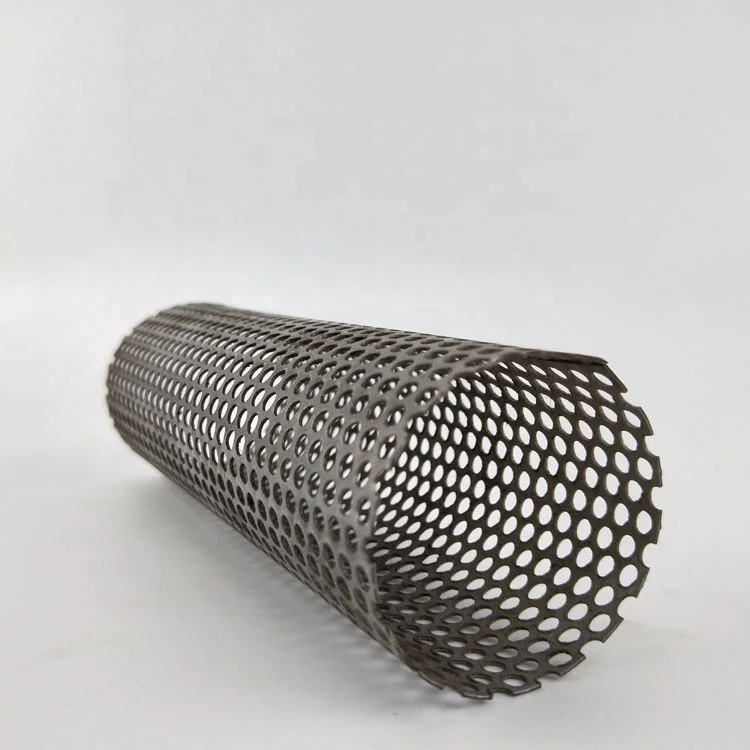 Gr1 titanium porous filter tube 20 30 40 50 100 micron strainer filter