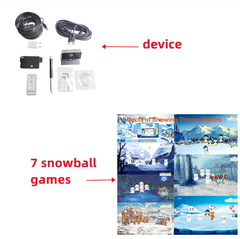 7 games Smart kids game interactive floor/wall projection system device interactive whiteboard device multi points large screen