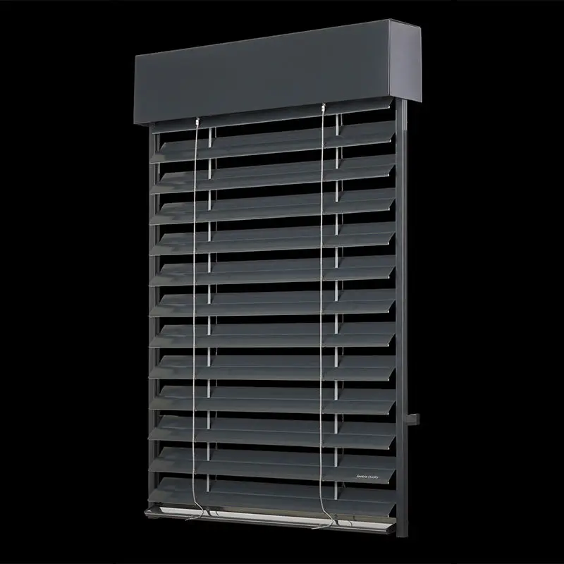 LIUJIA 2023 Manufacturer Waterproof Outdoor Window Roller Blinds Shutter Sunproof Aluminum Outdoor Venetian Roller Blinds