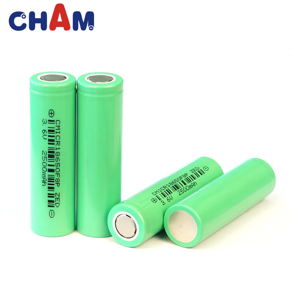 CHAM EV 18650 2900mAh Battery 3.6v 3.7v lithium battery 3C electric scooter rechargeable li-ion cell for electric bicycle