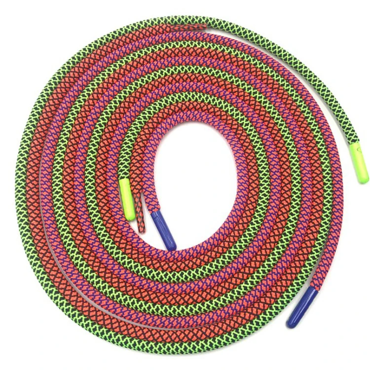 Telephones & Accessories Hoodie Cord 6mm Polyester Reflective Round With Metal Aglets DrawstringTelephone Cords