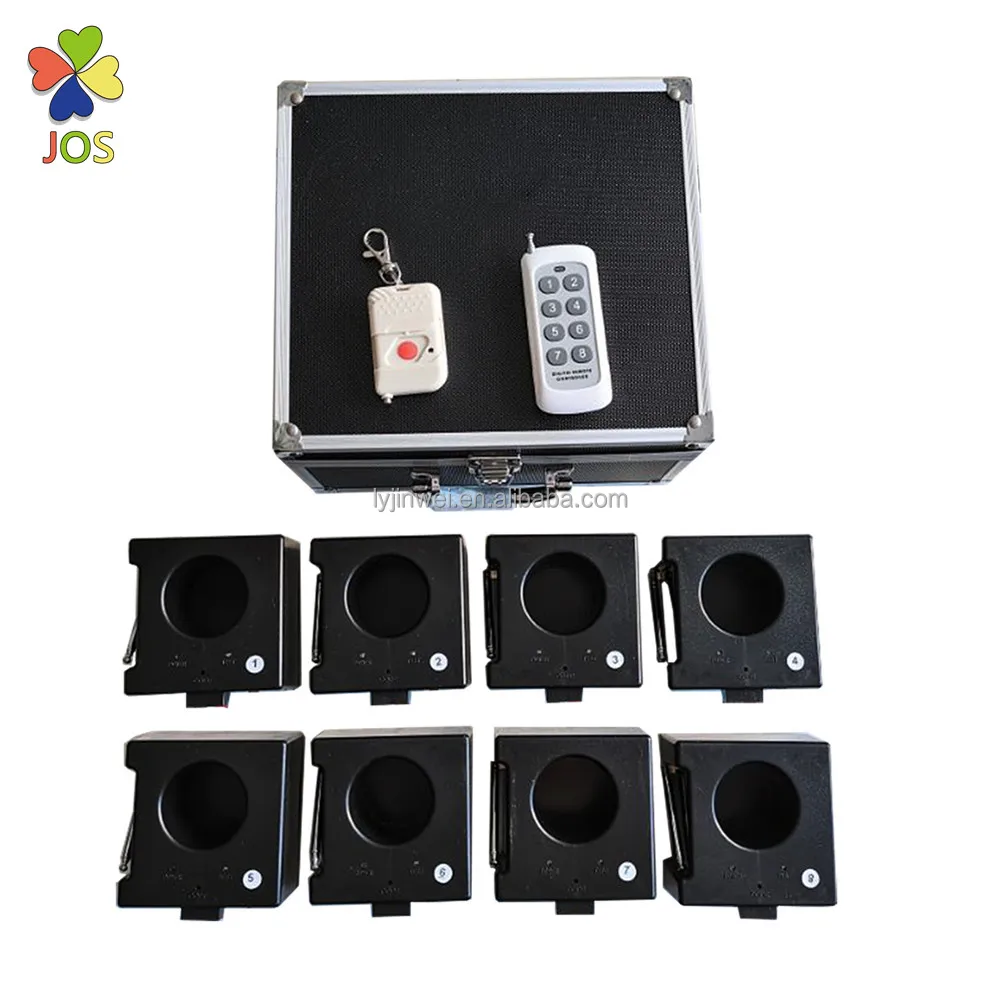 8 channel 9 V battery wireless remote control fireworks firing system for cold fountain fireworks  with  fire all