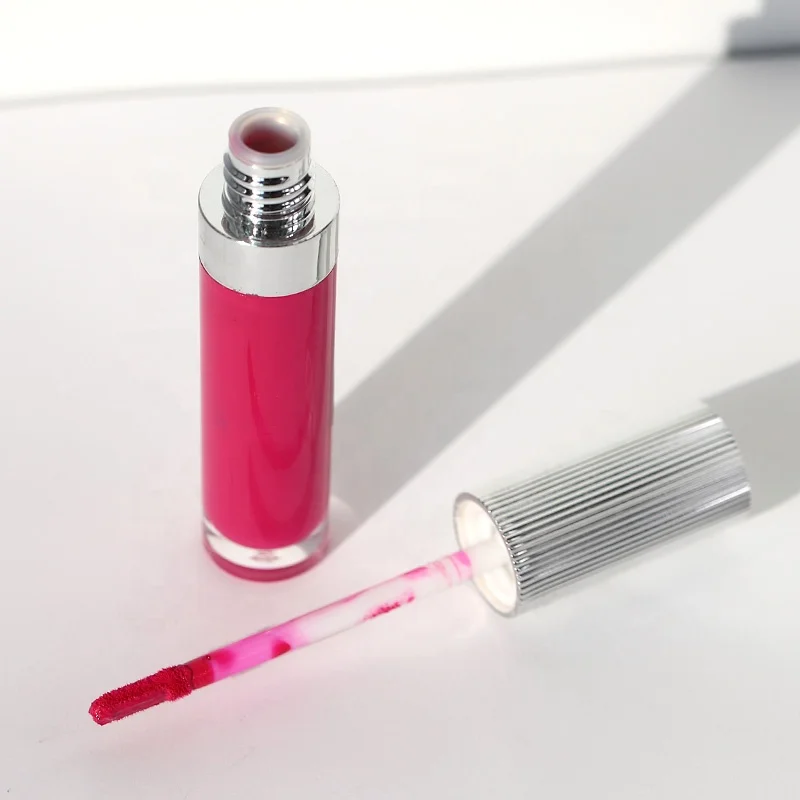 Private label vegan cosmetics lasting waterproof glaze lipstick