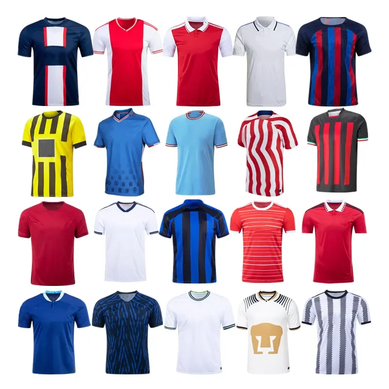 Custom OEM Soccer Wear Design Club Team Name Football Set Football Shirts Thailand Football jersey Sublimated Soccer Jerseys