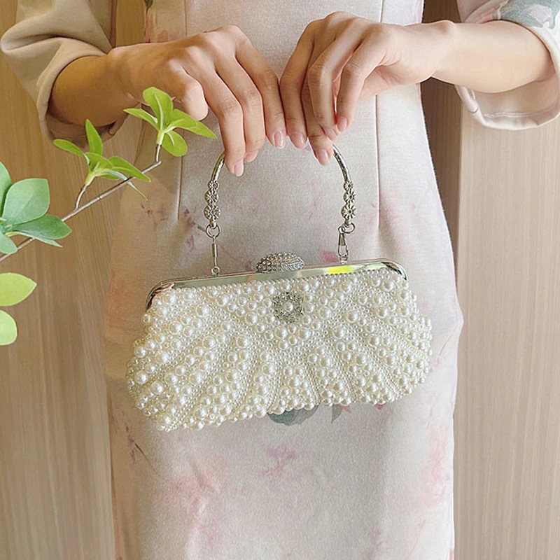 2023 популярная женская сумочка с жемчугом роскошные вечерние сумочки премиум-класса модный клатч для женщин