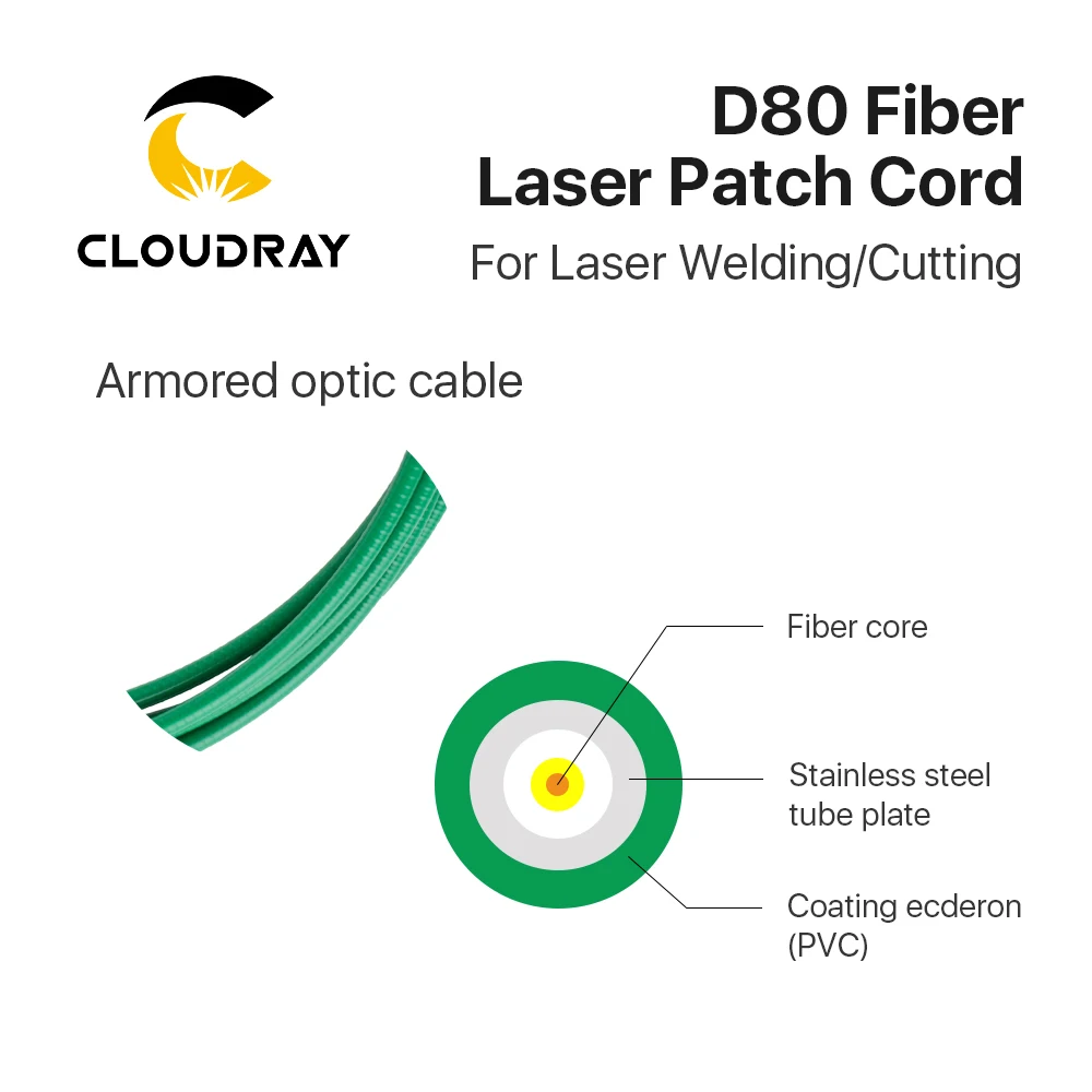 Optical Fibe-D80 FSL600 For Laser Welding Machine Length 5M