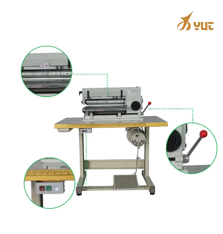 Factory  Leather splitting machine for Shoes and bags upper leather strip cutting machine
