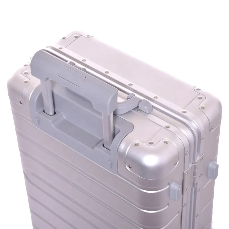 Aluminum magnesium alloy Spinner Wheel Luggage Travel Suitcase 20-inch Carry-on Pull-rod top-grade Body Coded Lock